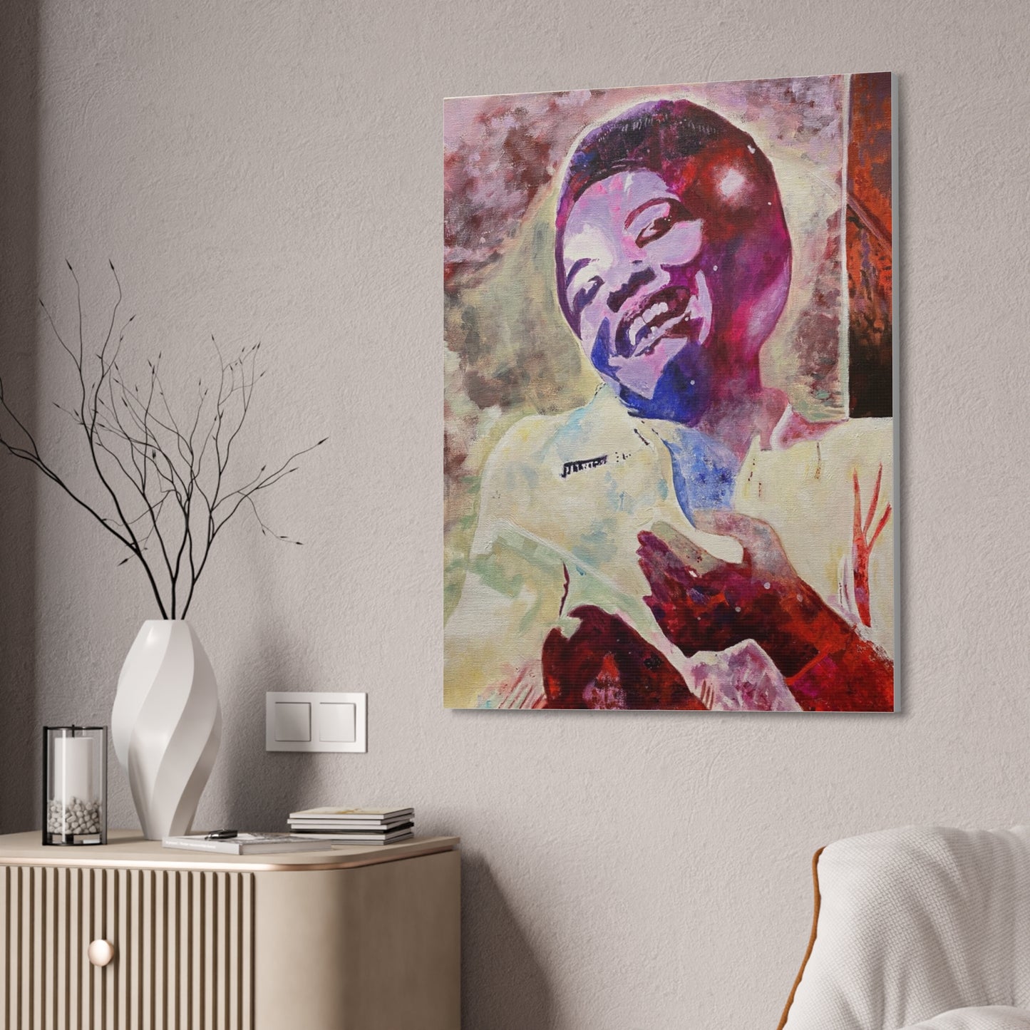 Maya Angelou - Mantle of Joy Canvas Stretched, 1.5''
