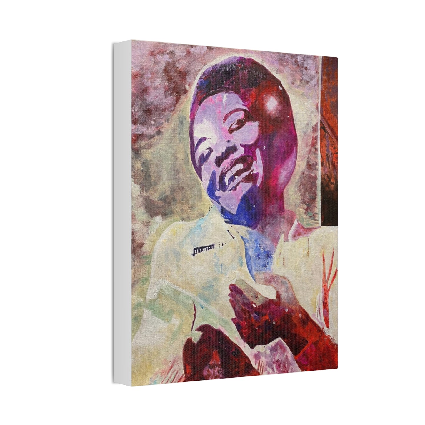 Maya Angelou - Mantle of Joy Canvas Stretched, 1.5''