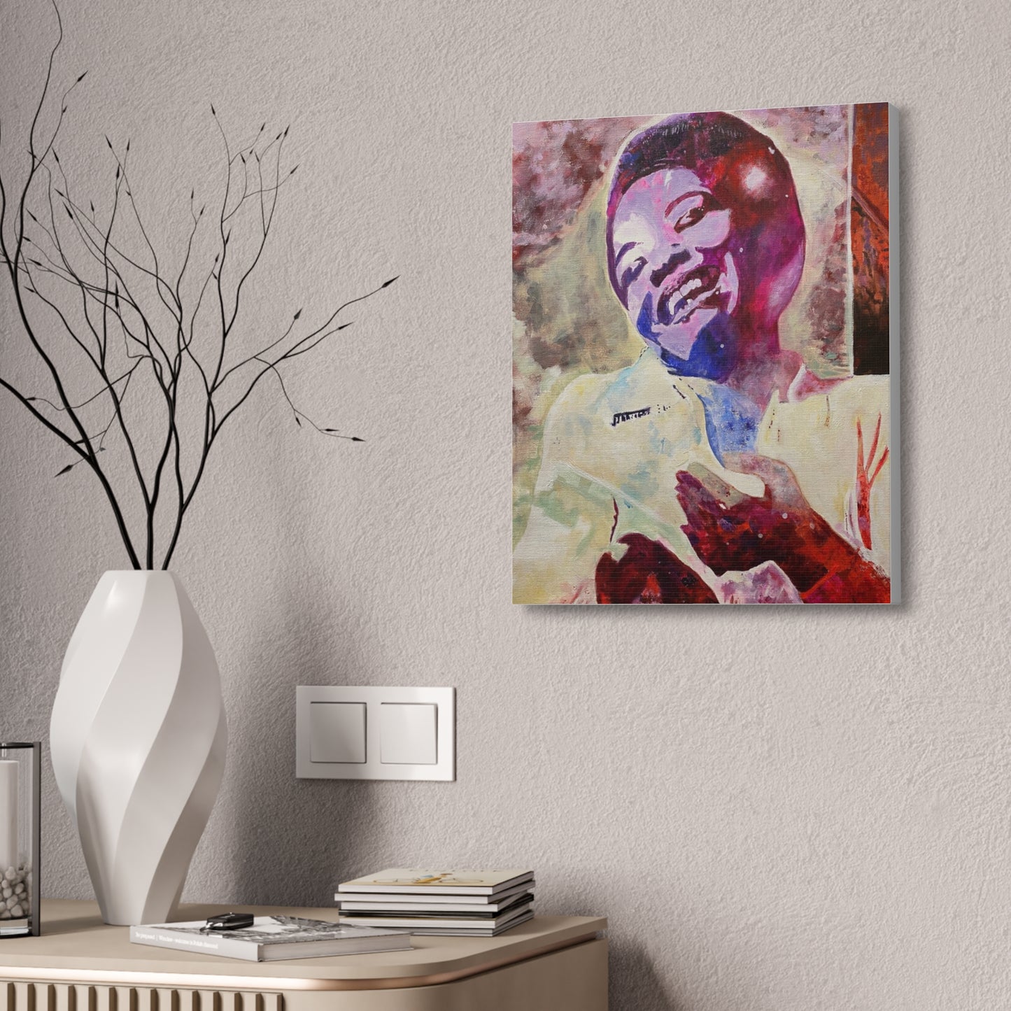 Maya Angelou - Mantle of Joy Canvas Stretched, 1.5''