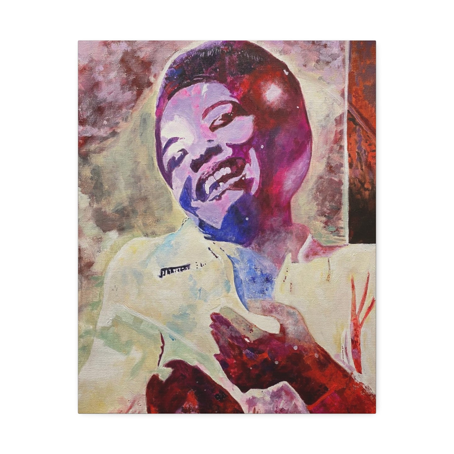 Maya Angelou - Mantle of Joy Canvas Stretched, 1.5''