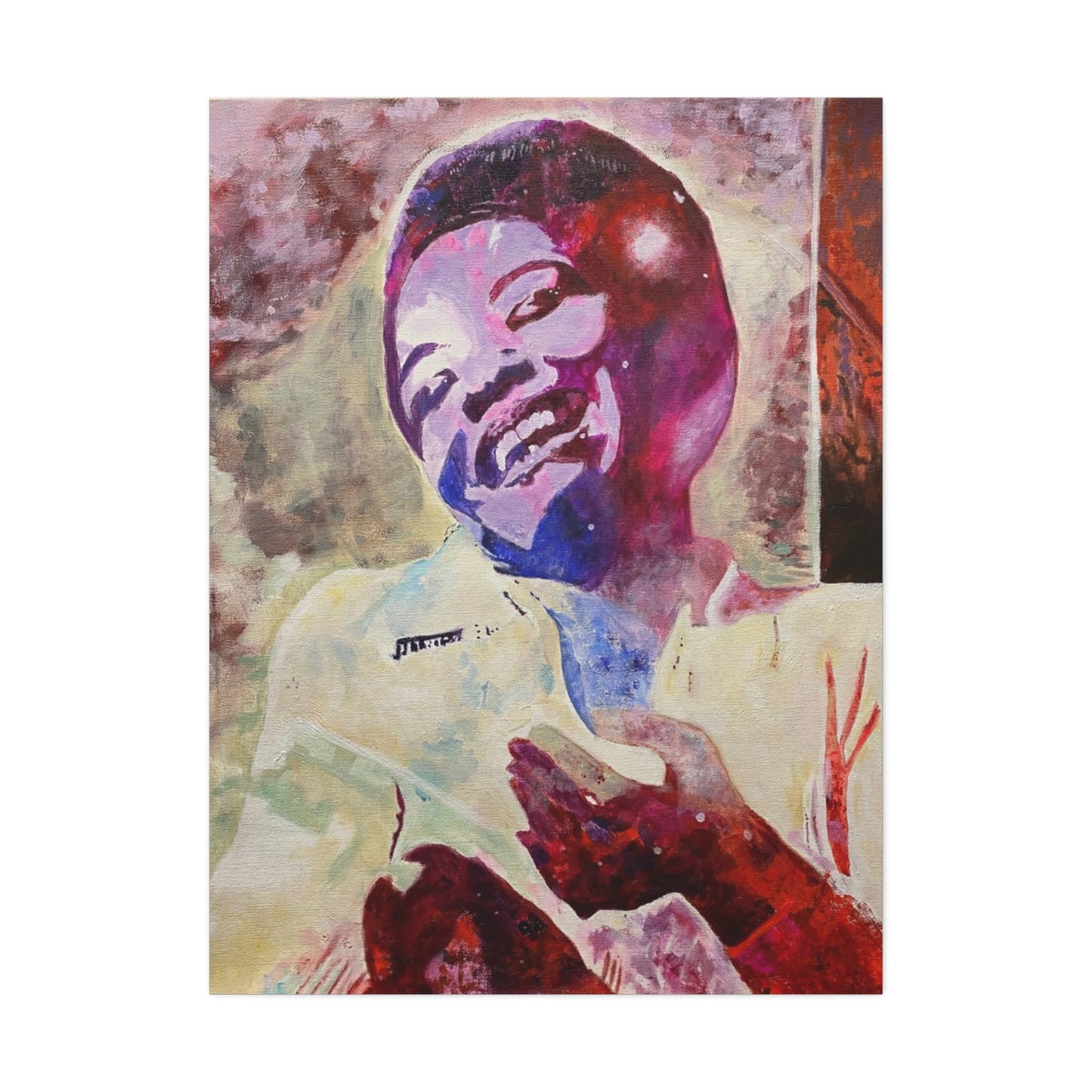 Maya Angelou - Mantle of Joy Canvas Stretched, 1.5''