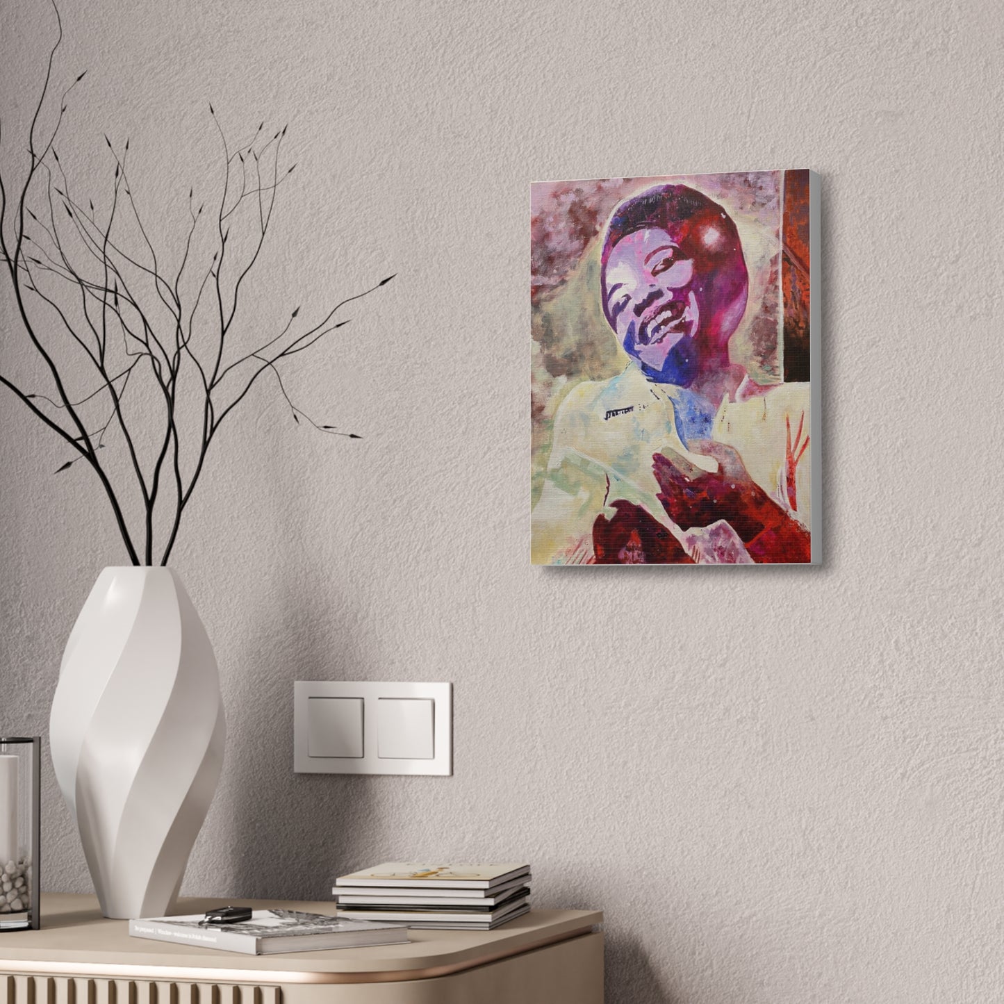 Maya Angelou - Mantle of Joy Canvas Stretched, 1.5''